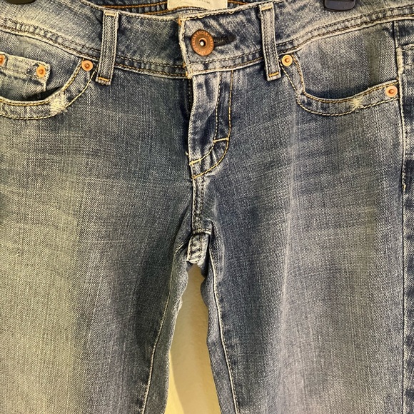 VINTAGE AMERICAN EAGLE MEDIUM RISE JEANS CIRCA 2000 - Picture 6 of 10